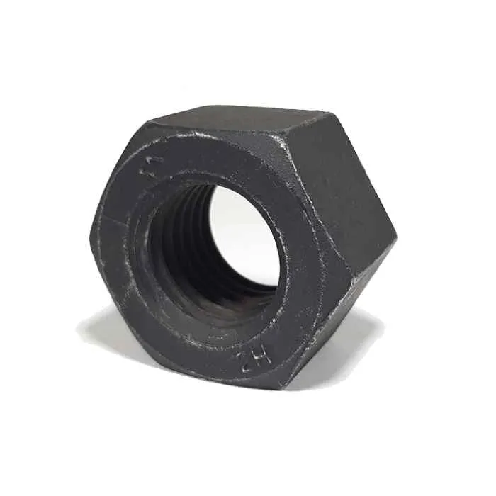 Tuerca de Aleación Tuerca Hexagonal Pesada 2H Negra - 2.3/4"