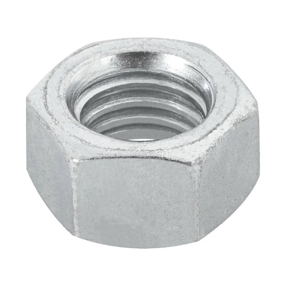 Tuerca de acero galvanizado hexagonal de 1/2", 50 pzas Acero Inoxidable 316