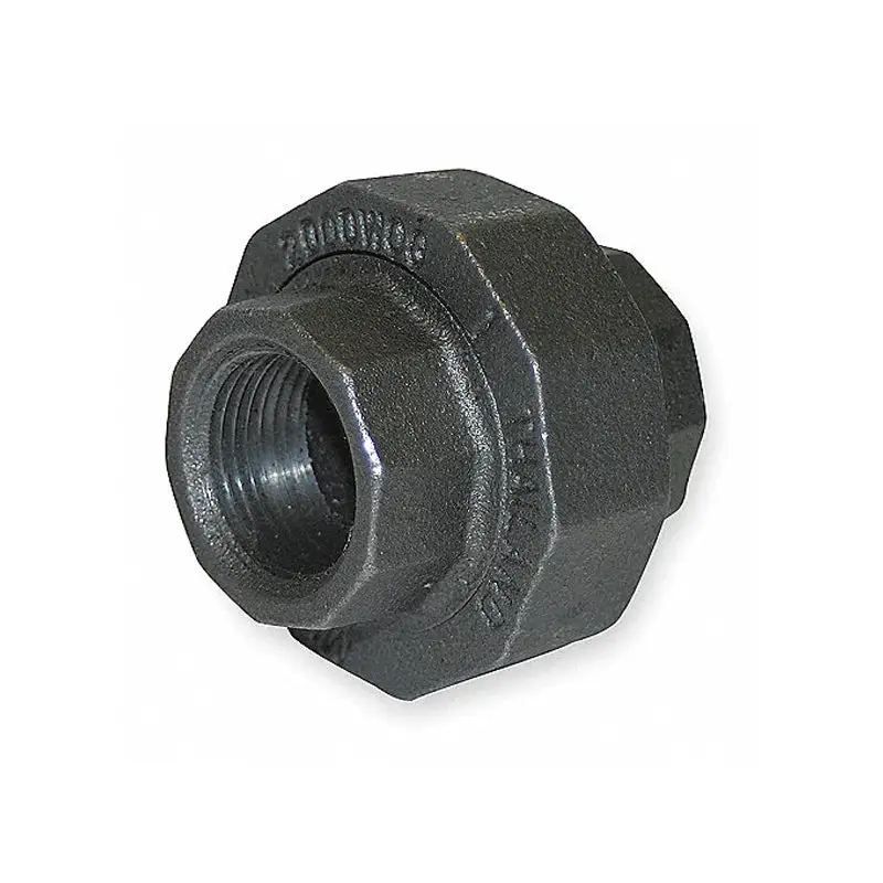Tuerca unión 3" negra roscada 44846bc Grado 8