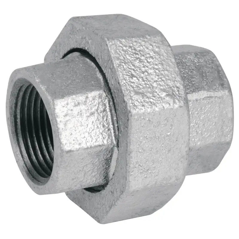Tuerca union 1.1/4" Galvanizado roscada Acero Inoxidable 316