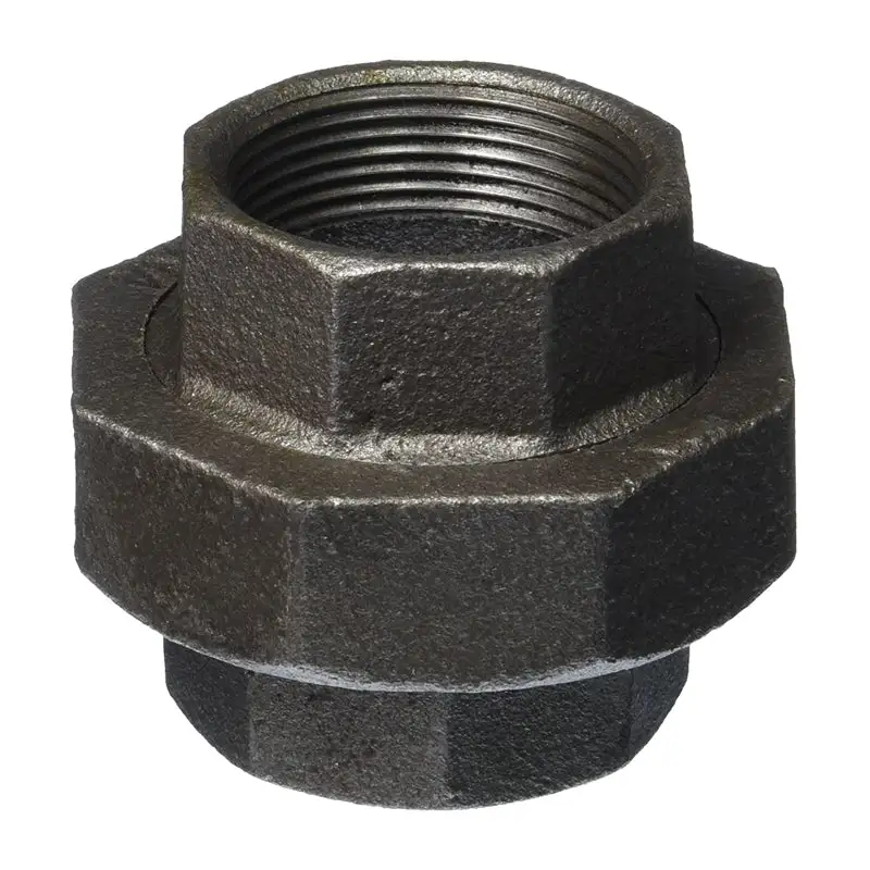 Tuerca union 3/4" c 80 roscada negra Acero Inoxidable 316
