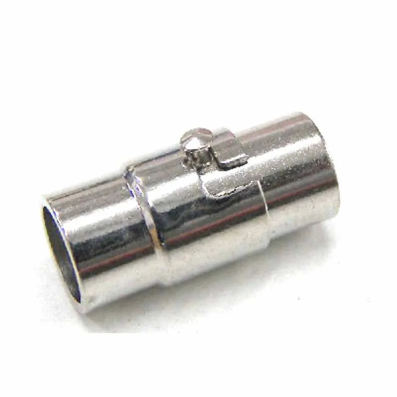 Cierre Magnetico con Protegido - 16,5mm - Agujero: 6mm - Platinum Zincado por Electrodeposición
