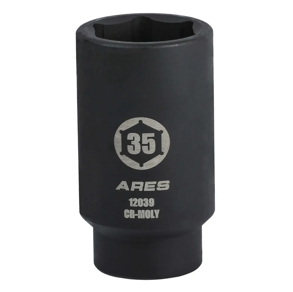 Tuerca Ciega ARES 12039 - Dado para tuerca de eje de 35 mm (6 puntas)
