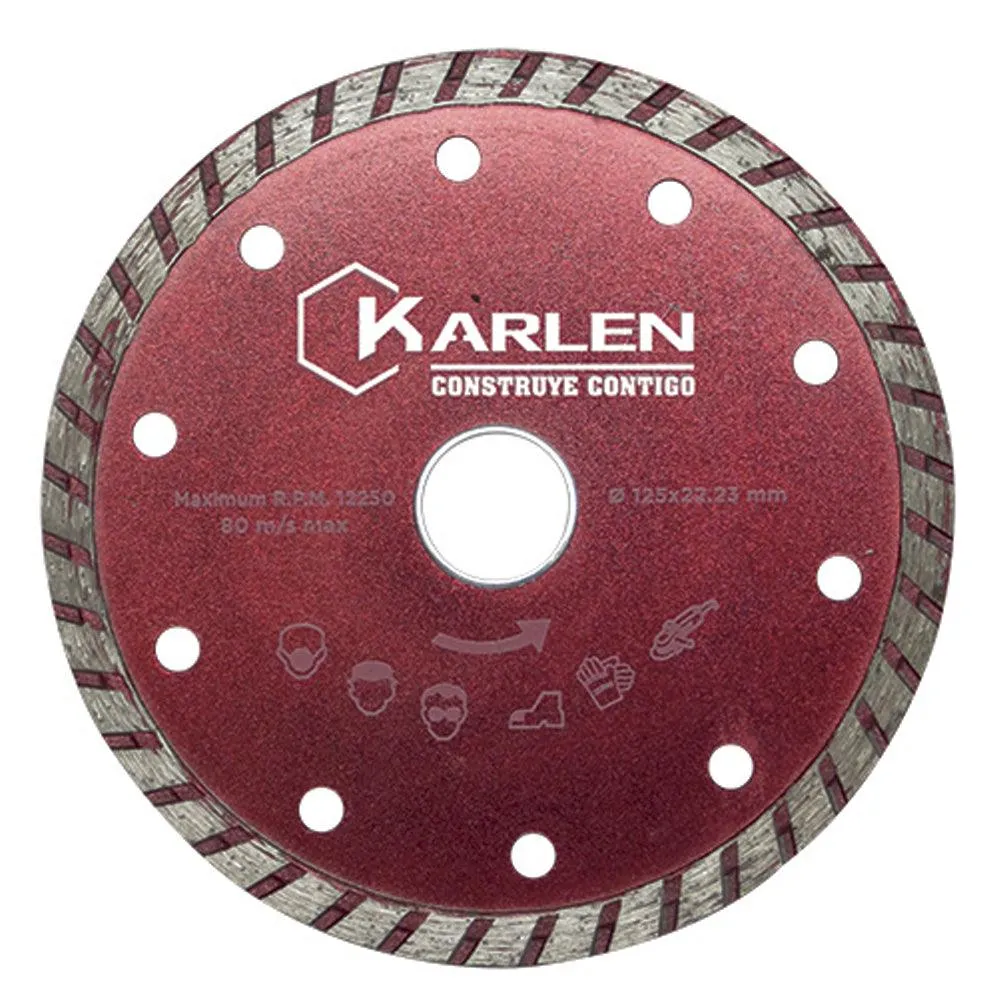 Sierra Circular De Diamante Turbo 250/Turb Compatible con Turbina