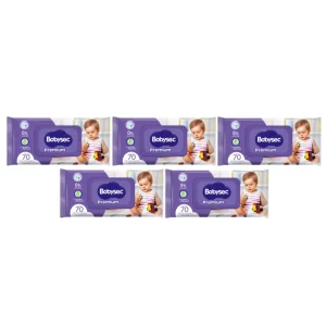 Babysec Toallas Húmedas Selecto 5 x 70 unid