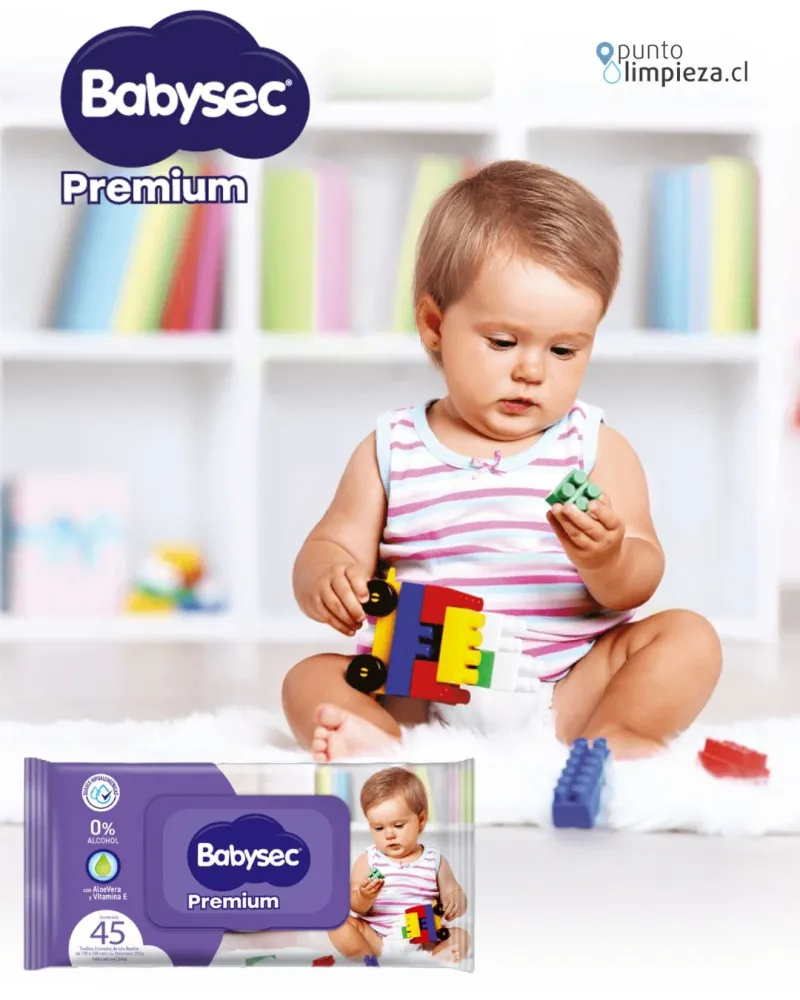 Babysec Toallas Húmedas Superior 3 x 45 unid