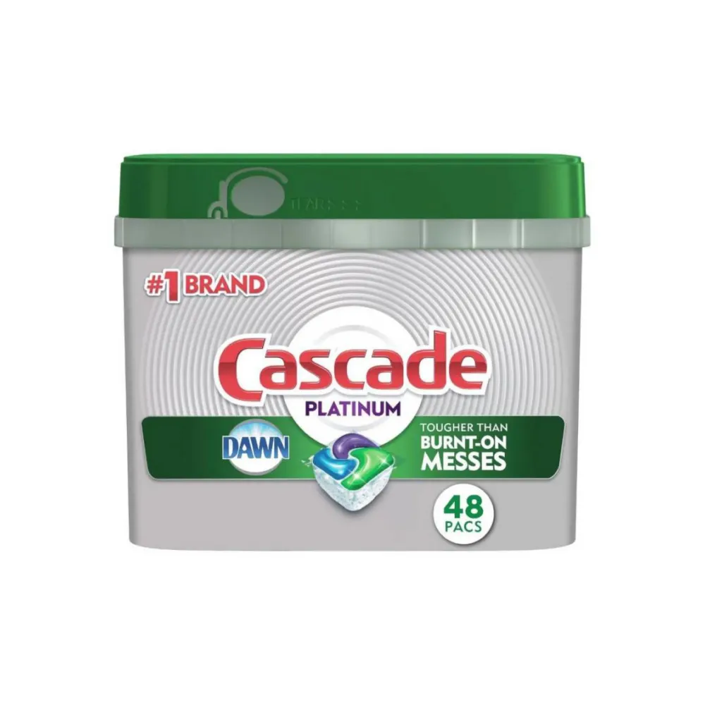 Botiquín de Seguridad Cascade Lavavajilla Cápsulas Platinum 48 Unidades