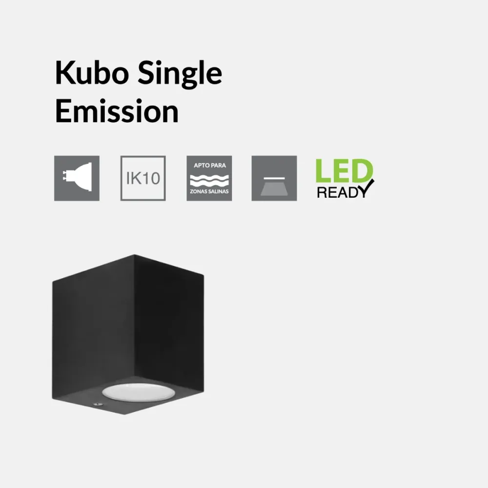 Botiquín de Seguridad Estevez Luminario 8W, de Sobreponer en Muro, Apto para Zona Salina, Modelo ETX-0140-NEG