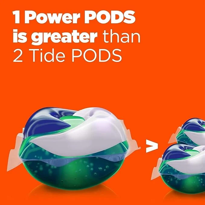 Tide Power pods Ultra OXI - Odor eliminators 4 x 18 unid con Fecha de Caducidad Extendida