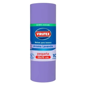 Virutex Bolsa de Basura Aroma Lavanda 50 x 70 cm 10 unid