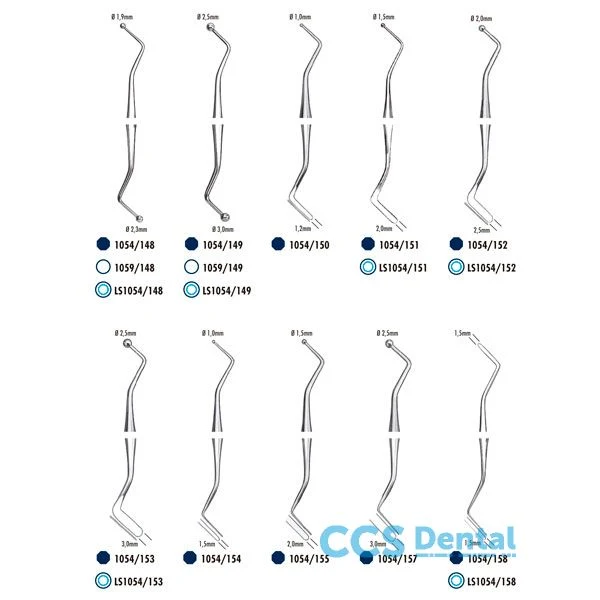 1054/163 Inst.Obturacion Set Completo de 12 Piezas