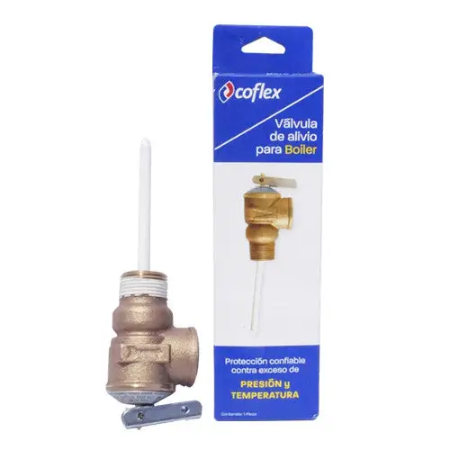 Coflex valvula de alivio 3/4 p/boiler
