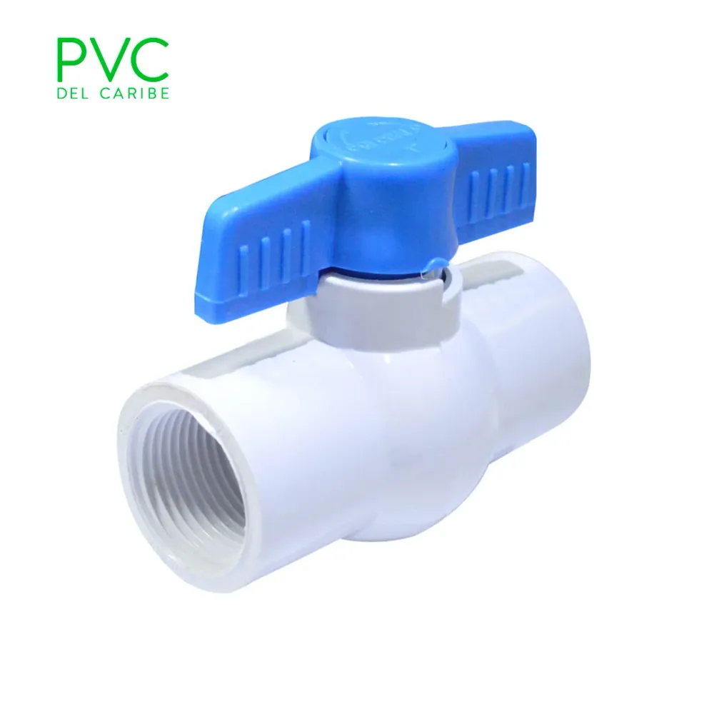 VALVULA BOLA PVC ROSCA 1/2" M/AZUL UDUKE