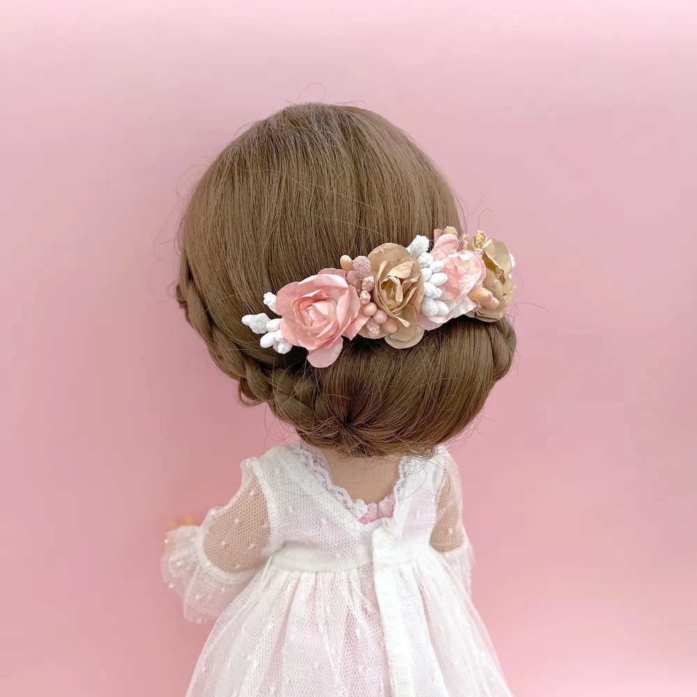 Tocado PISTILLOS muñeca - rosa caramelo para Construcción Pesada