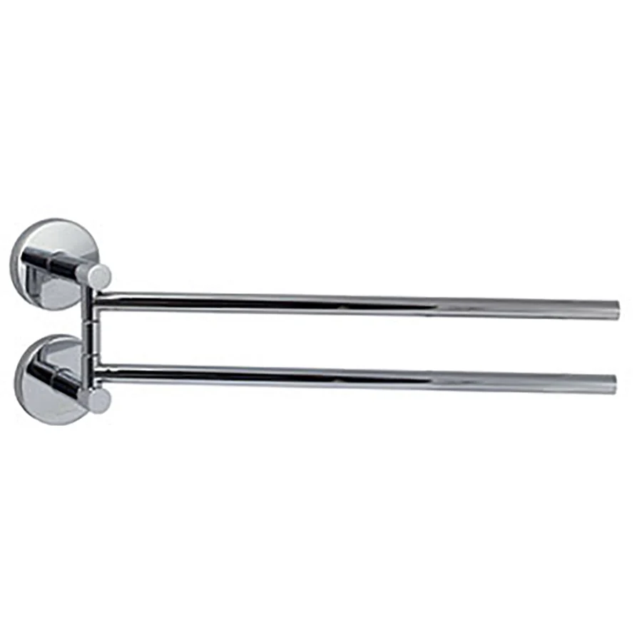 Portasalviette snodo da cm 36 alluminio cromato Koh-i-Noor TUBINA