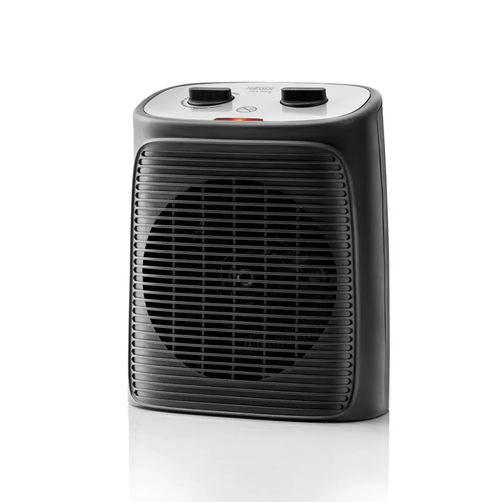 Disipador de Calor Extruido FH-200.016A TERMOVENTILADOR NEGRO 2000W DARK HOTTY HAEGER