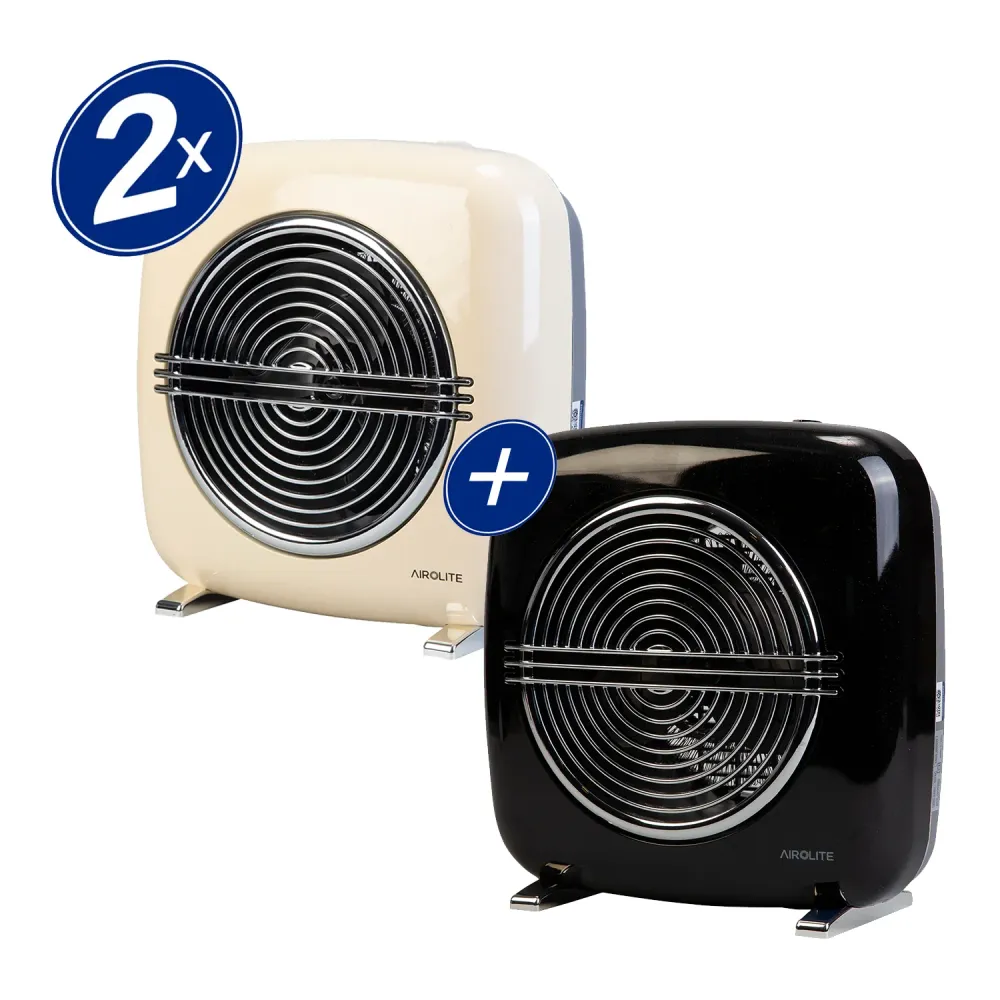 Placa Frí para LED PACK TERMOVENTILADOR NOSTÁLGICO RETRO NEGRO+BLANCO