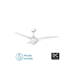 ventilador de techo acero color blanco serie canea 134cm para Gabinetes de Equipos