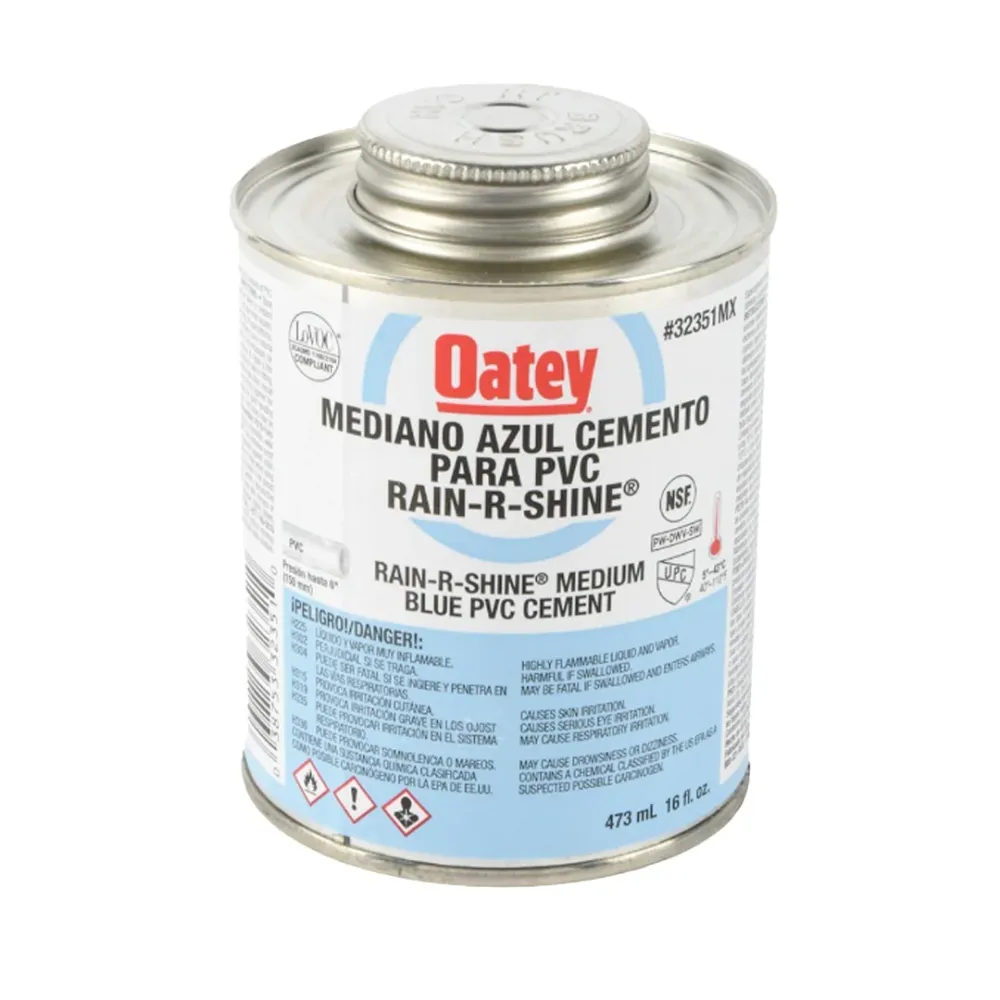 Cemento P/PVC Dorado Transparente 236ML (8 OZ) Oatey 31959